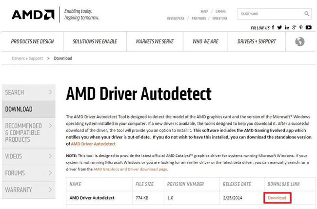 amd driver autodetect скачать бесплатно на компьютер