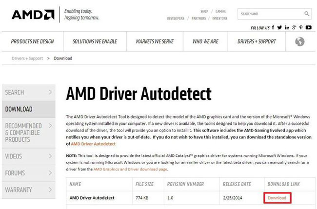 amd driver autodetect скачать на windows xp